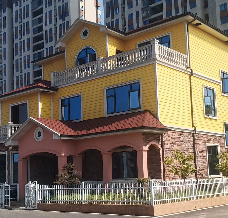 A newly constructed steel structure villa(1) A newly constructed steel structure villa(1)