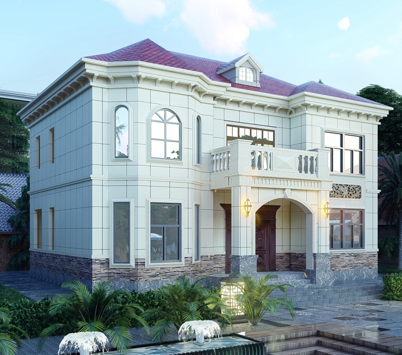 European style steel structure residential building European style steel structure residential building